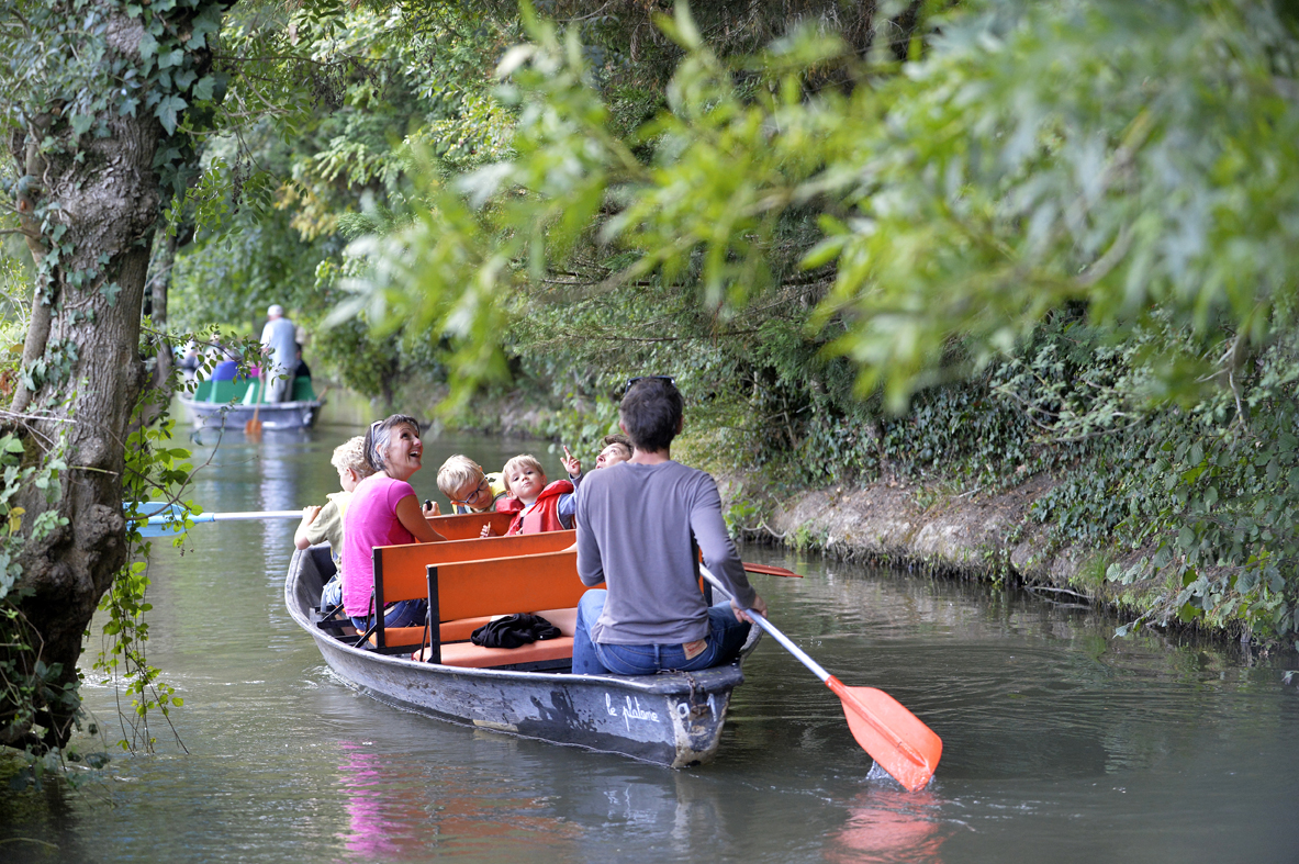 Promenade en barque dans le Marais Poitevin