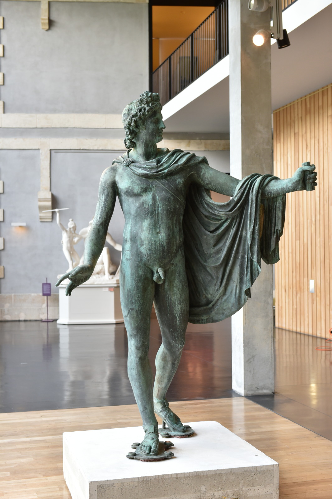 "L’Apollon du Belvédère", d’après l’antique, par Hubert Le Sueur