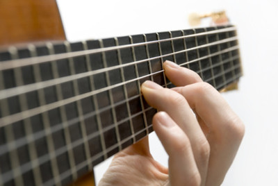 Gitarre linke Hand