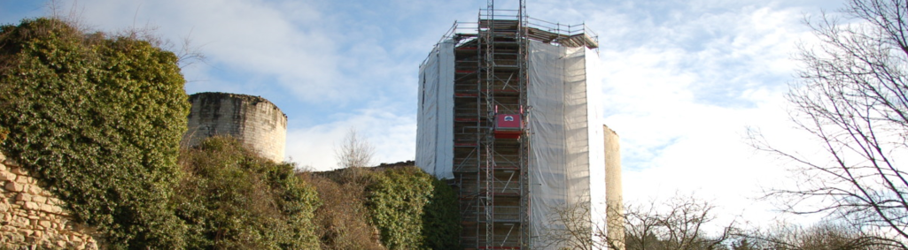 Château du Coudray-Salbart, travaux de restauration 2014