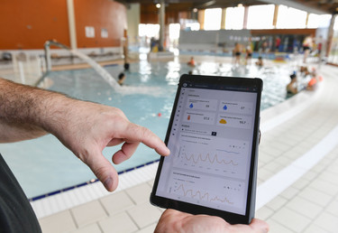 Piscine Les Colliberts en novembre