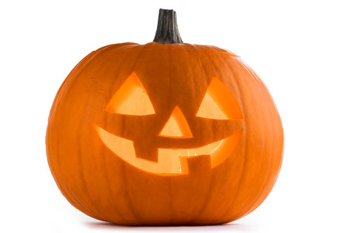Illustration Vacances aux musées : journée spéciale Halloween - Halloween Pumpkin on white