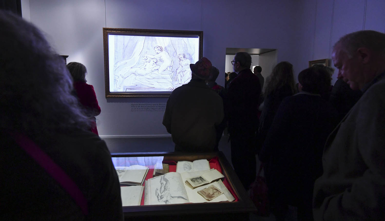 Inauguration de l'exposition Bernard d'Agesci - Les carnets de dessin ©Darri