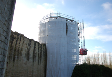 Château du Coudray-Salbart, travaux de restauration 2014