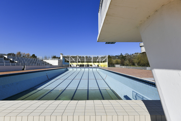 Visite de chantier de la piscine Pré Leroy