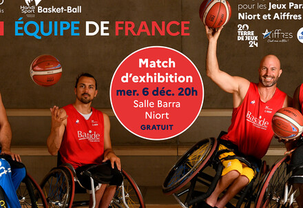 illustration de la manifestation Match d'exhibition de l'équipe de France de basket-fauteuil