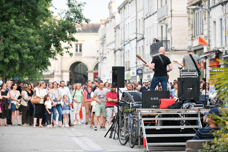 Fete de la musique dans le centre ville de Niort