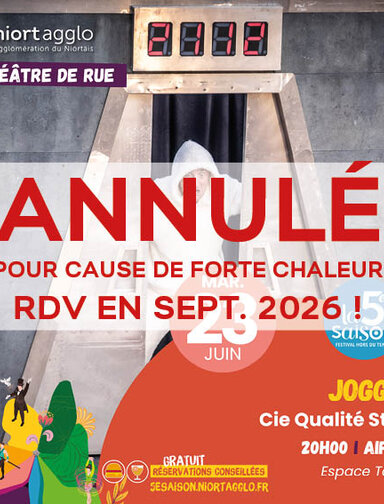 La 5e Saison : Jogging - Annulé