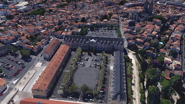 Photo aérienne du centre Du Guesclin