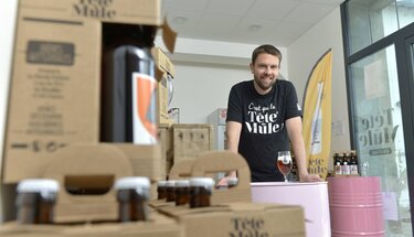 Sébastien Coutin, créateur de La Brasserie du Marais Poitevin