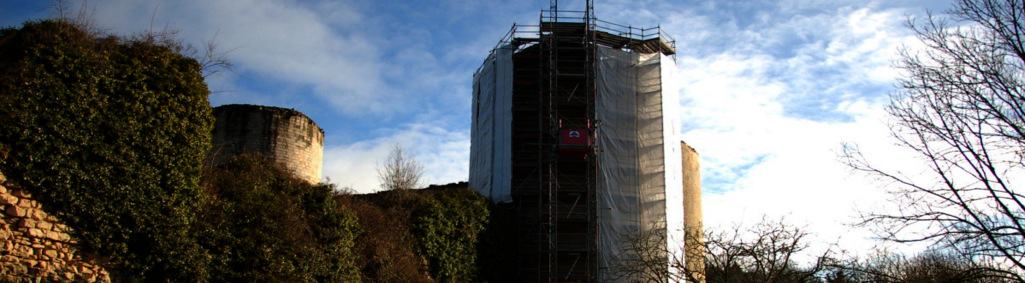 Château du Coudray-Salbart, travaux de restauration 2014