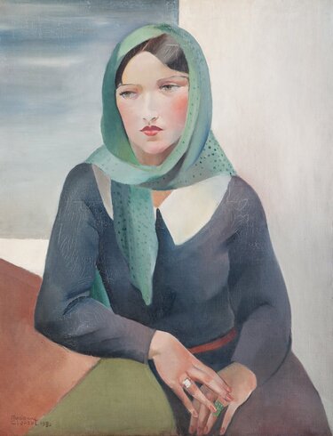 Portrait de Dora Maar par Marianne Clouzot (huile sur toile)