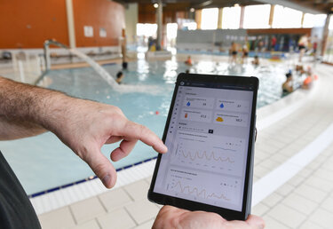 Piscine Les Colliberts en novembre