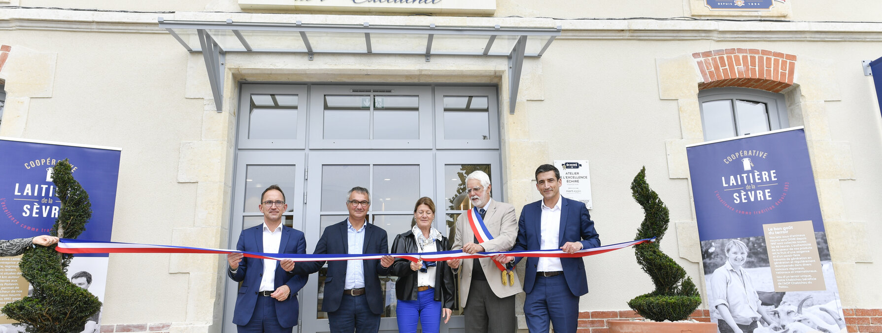 Inauguration de l?atelier del?excellence a Echire la maison du beurre d?Echire