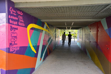 Inauguration chantier participatif au Clou Bouchet en presence de M. Jerome Baloge