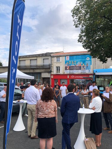 Inauguration de la boulangerie de la rue Pluviault