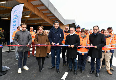 Inauguration de la decheterie de Souché