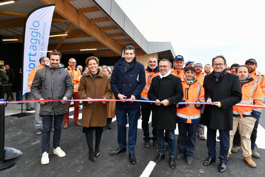 Inauguration de la decheterie de Souché