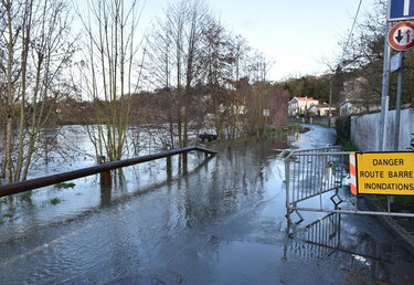 Crues de la Sevres en fevrier 2021
