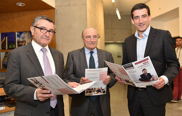 Présentation au siège de NiortAgglo de la nouvelle formation numérique à Niort, le MBA Marketing digital et stratégies collaboratives ©BDerbord