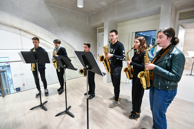 Inauguration du conservatoire Auguste Tolbecque