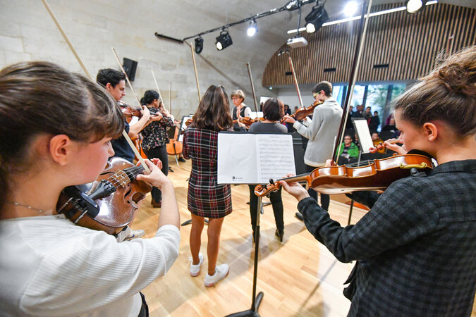 Inauguration du conservatoire Auguste Tolbecque
