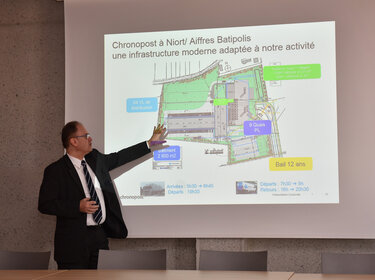 Chronopost occupera une parcelle de 27 000 m2 ©Bruno Derbord