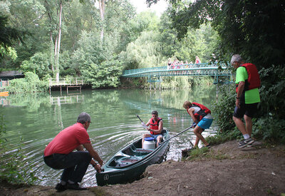 Départ d'une randonnée canoë à la journée ©Sylvie Méaille