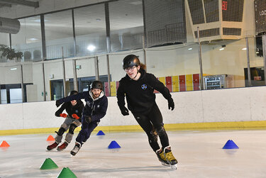 Freestyle a la patinoire