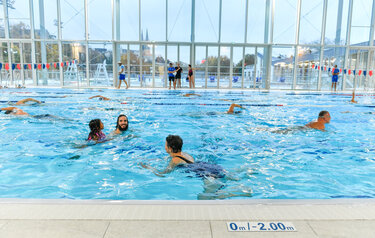 Ouverture de la piscine de Pré-Leroy