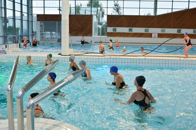 Aqua fusion a la piscine des Fraignes