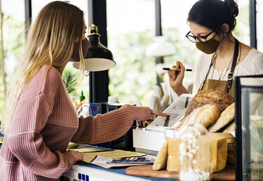 Click and collect dans un restaurant