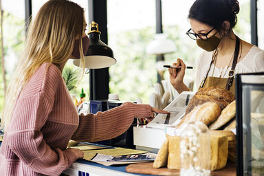 Click and collect dans un restaurant