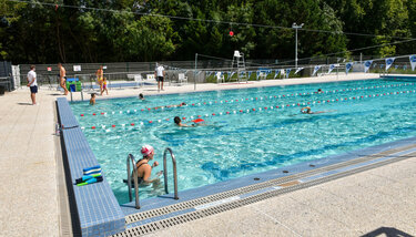 Piscine de Magne apres le deconfinement