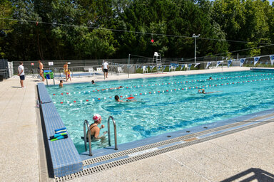 Piscine de Magne apres le deconfinement