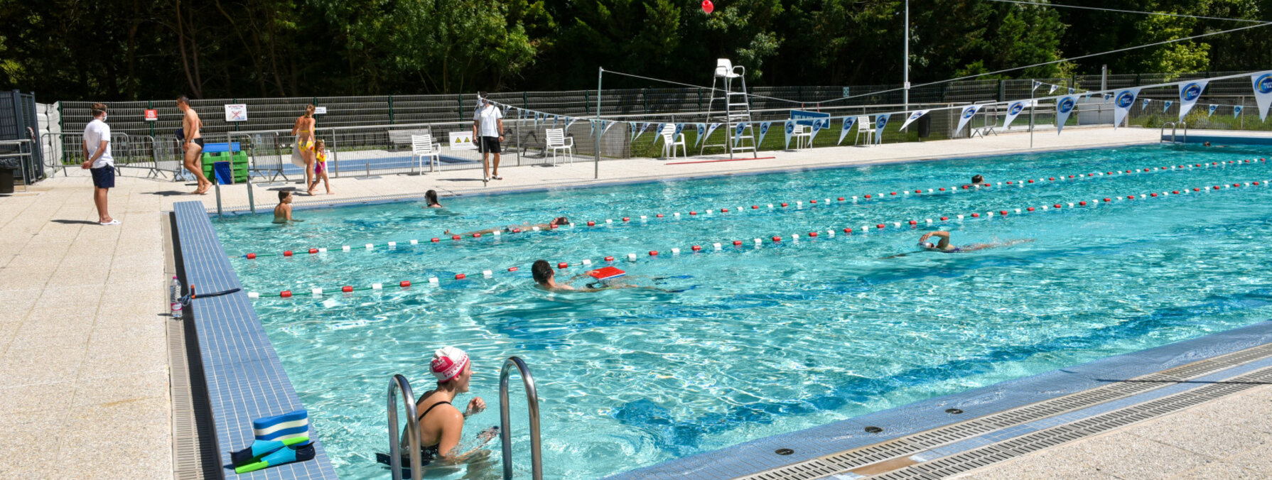 Piscine de Magne apres le deconfinement
