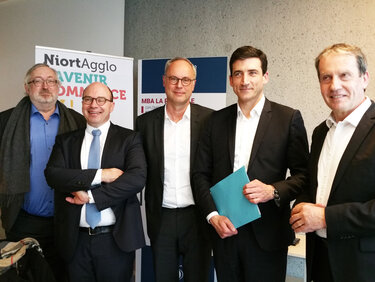 Présentation du nouveau Master- MBA "Entrepreneuriat digital et créations d'entreprises innovantes" au siège de l'Agglo ©IToesca