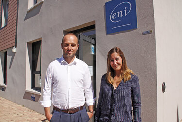 Baptiste Loirat et Margot Bugnot de l'ENI-Niort ©Sylvie Méaille